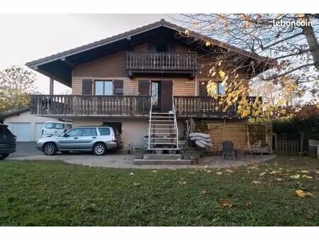 ? chalet familial mitoyen 4 pièces – 116 m² avec jardin privatif et garage – vers (74160)