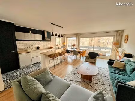 appartement t3 73m2+ 13m2 balcons/terasse - paris 14 pernety- moulin vert - lumineux et au