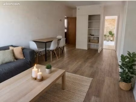 appartement rénové dans résidence calme