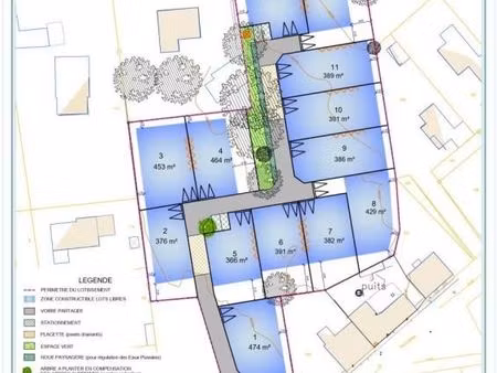 terrain 386 m² colpo