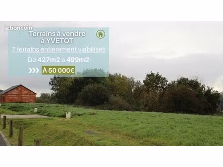 terrains à bâtir yvetot