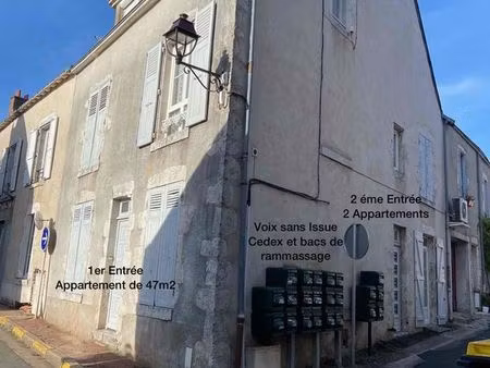 maison de ville – 3 appartements indépendants – centre-ville de mer (41500)