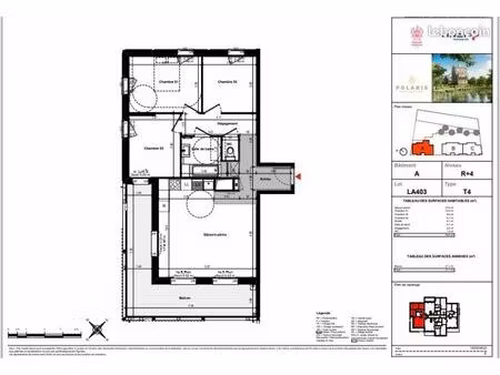 appartement 4 pièces neuf