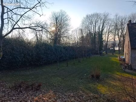 terrain à bâtir vue sur seine