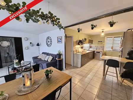 vente maison 5 pièces 90 m² à fontevraud-l'abbaye (49590)  203 500 €