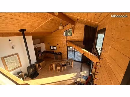 chalet bois moderne et atypique