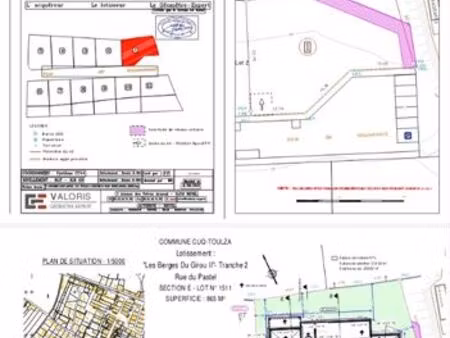 terrain viabilisé cuq toulza