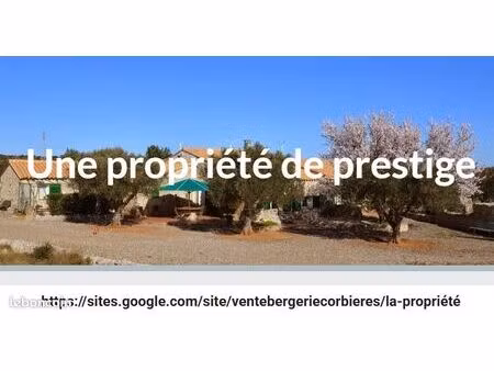 propriété ( bergerie ) autonome et isolée dans les corbières maritimes