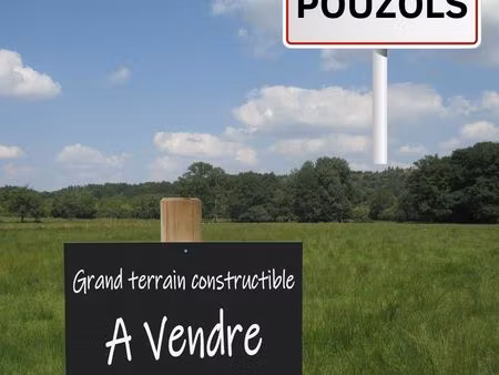 terrain 300 m² pouzols