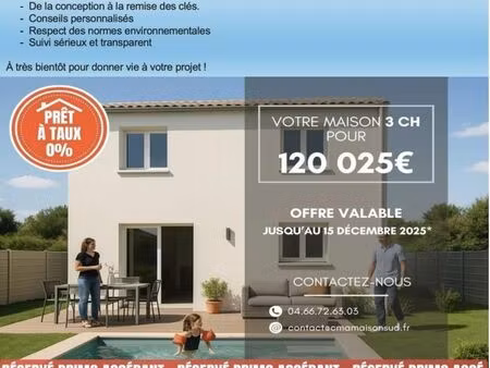 maison 4 pièces 80 m²