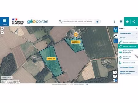 hangars agricoles et terre 6 hectares
