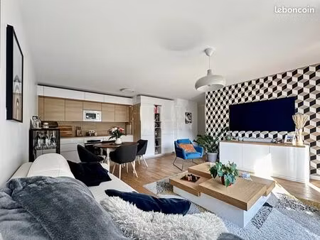 appartement rdj t3 - 63 m² - franco suisse - 2021 - double box