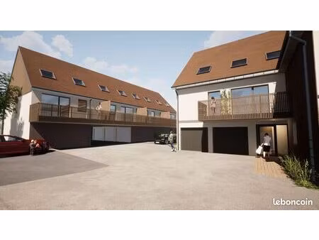 f3/4 duplex dans résidence neuve  2sdb  terrasse  pac individuelle  holtzwihr