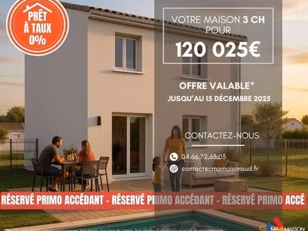 maison 4 pièces 80 m²