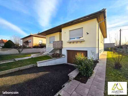 maison individuelle de plain-pied 110m2 - 3 chambres + sous-sol sur 6 24 ares de terrain