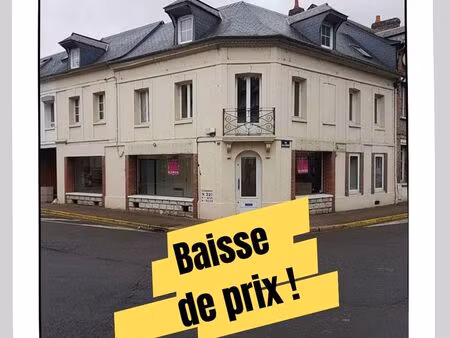 baisse de prix rare immeuble mixte 250 m² – bureaux rénovés + logement + annexe – pont st 