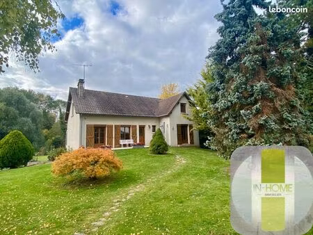 maison familiale de standing  5 ch  sous-sol  parc paysagé avec étang