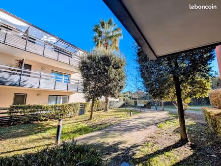 fabregues dans une résidence récente et sécurisée f2 en parfait état avec terrasse idéal r