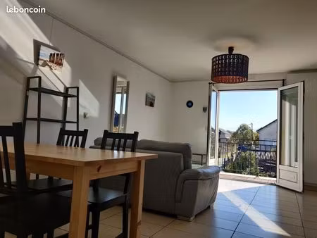 super f2 meublé 36m2  lumineux  balcon  jardin  proche centre