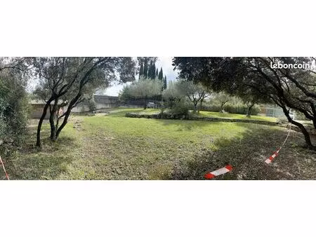 terrain arboré 580m²: baisse de prix