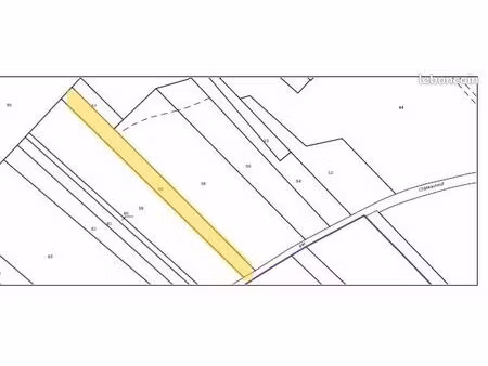 parcelle de forêt 1806 m² à st prest