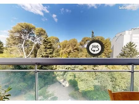 appartement dans résidence senior avec vue exceptionelle sur parc 3 pièces 62 m² + garage 