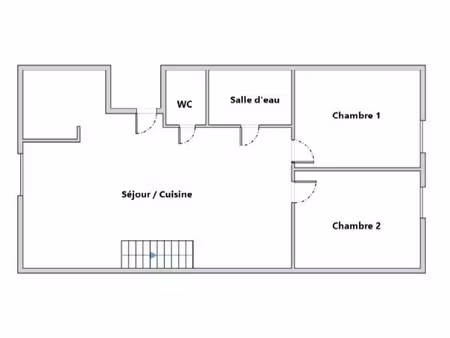 appartement 3 pièces - 59 m²