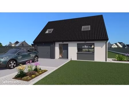 maison neuve + terrain sur plouvain