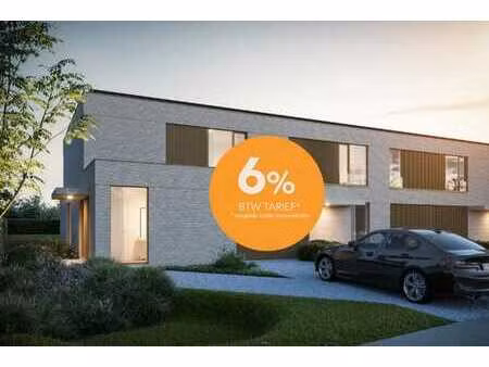 moderne half-open nieuwbouwwoning