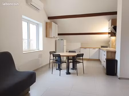 appartement meublé 2 pièces 61 m² avec grand garage