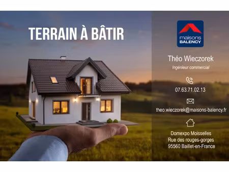 vente terrain 270 m² à villeparisis (77270)  160 000 €