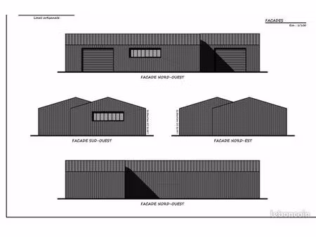 entrepôt st denis d'oléron 300m2