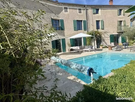 rare à saint-chaptes particulier vend : maison vigneronne de prestige (420 m²) – idéal fam