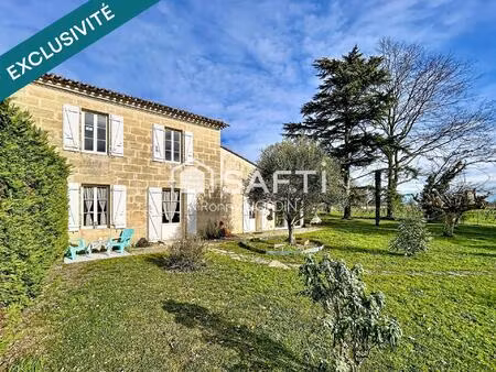 vente maison 7 pièces 150 m² gardegan-et-tourtirac (33350)