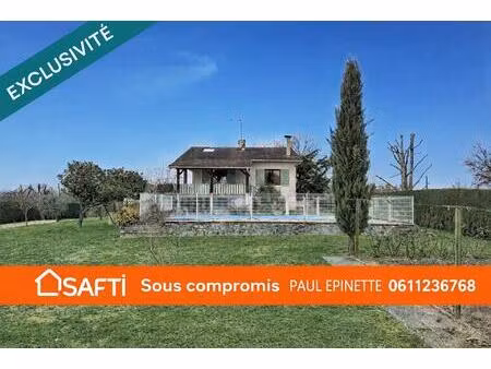 maison 4 pièces 102m2 avec piscine et annexe