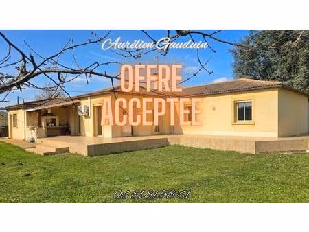 maison de plain-pied 127 m² avec terrain arboré de 2 600 m²  à 5 minutes de fumel