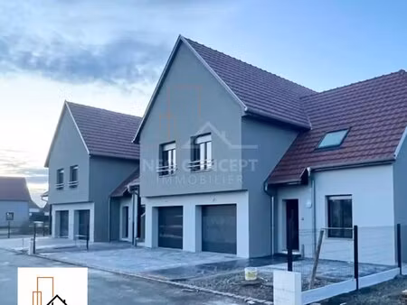 appartement neuf de type 4 pièces de 105 m² carrez à rountzenheim