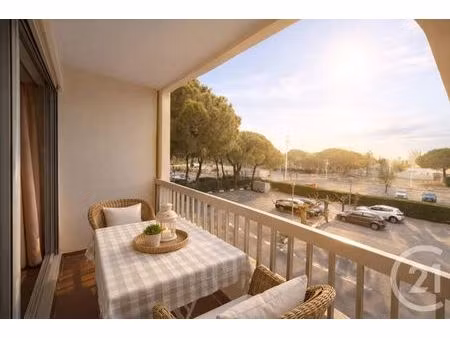 appartement studio cabine à vendre - 1 pièce - 21 62 m2 - le grau du roi - 30 - languedoc-