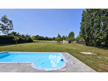 maison maisdon sur sevre  au calme  maison 4 chambres  grand jardin  piscine