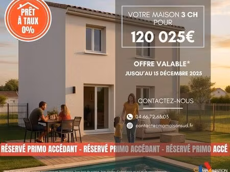 maison 4 pièces 80 m²
