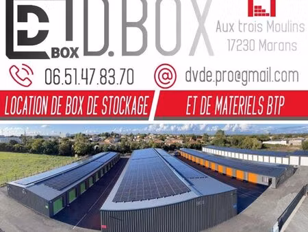 box de 19m2 à louer