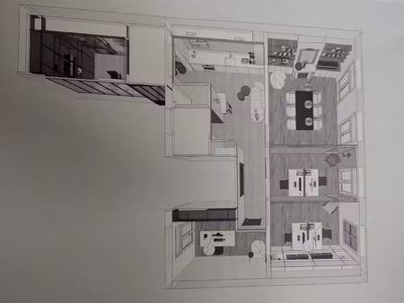 location locaux professionnels 6 pièces 82 m² à tours (37000)  1 750 €