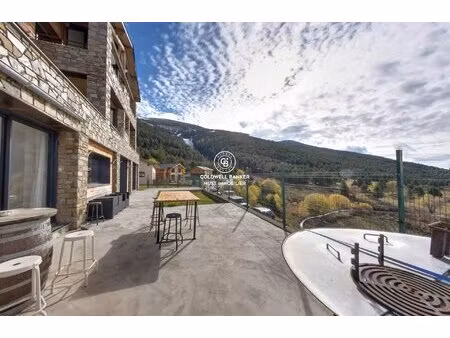 chalet au pied des pistes - vue montagne