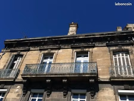 a louer t3 ancien 70m2 cœur des chartrons/doumer/jardin public