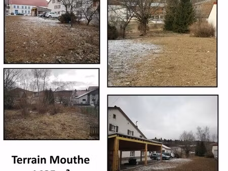 mouthe - terrain 1435m2 (dont 600m2 constructible viabilisé)
