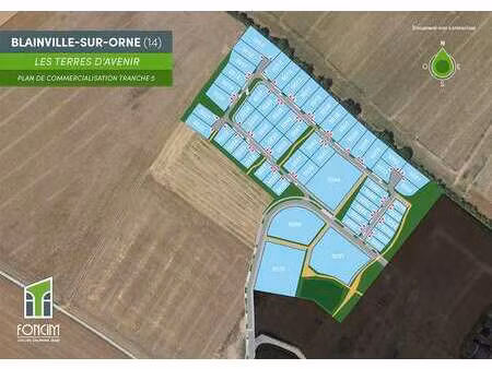 vente terrain à blainville-sur-orne (14550) : à vendre / 497m² blainville-sur-orne