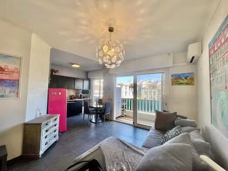 nice ouest/californie/2pieces 44m2/balcon/cave/parking en sus