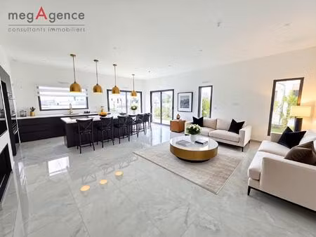 plain pied contemporain 2022- 3 chambres - garage - jardin