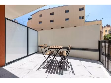 location meublée nice riquier - studio neuf - terrasse