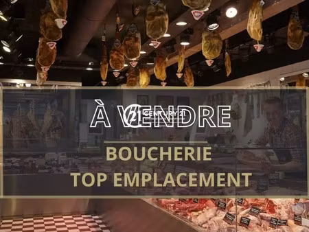 fonds de commerce boucherie